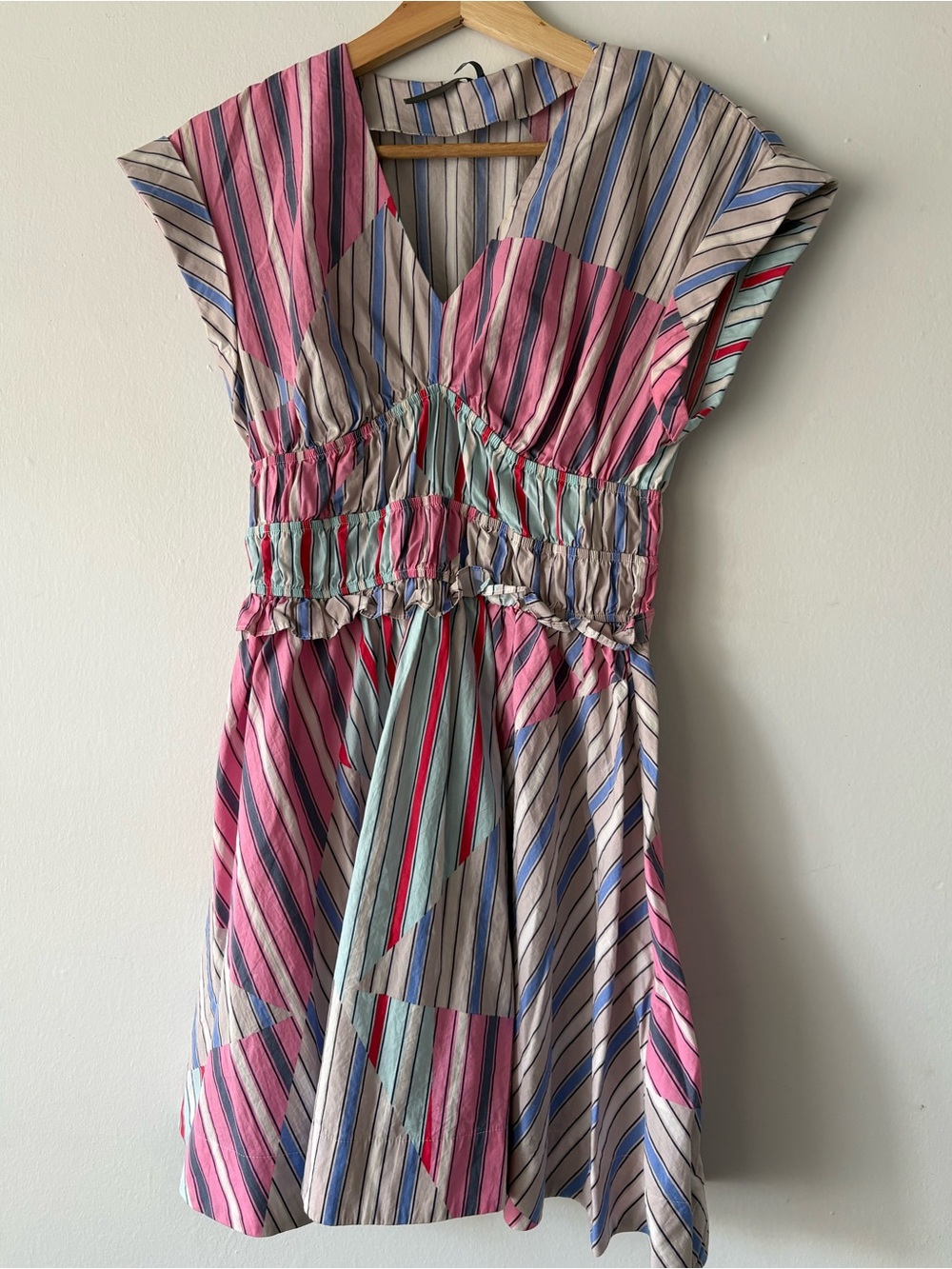 Striped Anthropologie Mini Dress XS